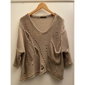 Brandy Melville 3/4 sleeve sweater/beach cover up